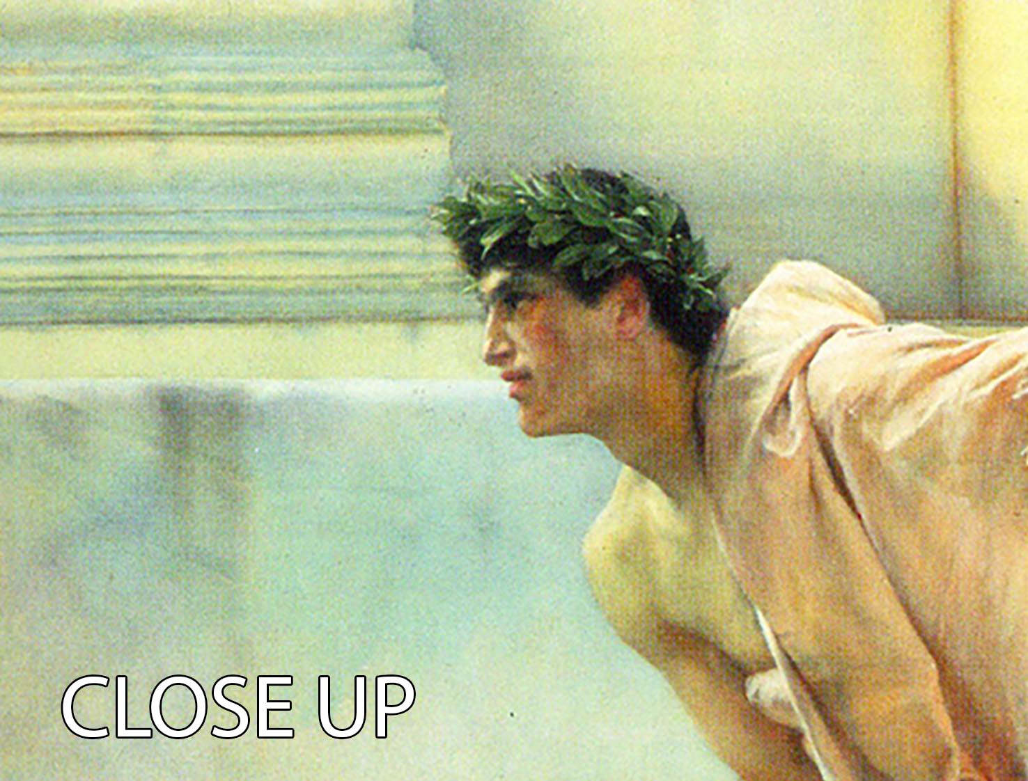 A stunning 3-panel canvas print of Homer detail 2 by Alma Tadema, showcasing intricate details and vibrant colors, perfect for elegant home decor.