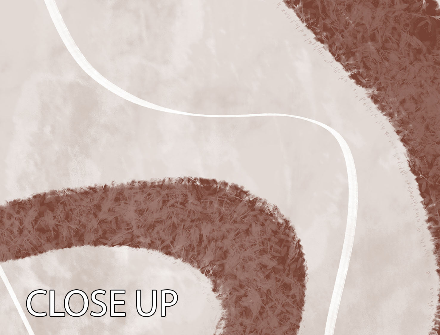 Abstract Fuzz 3 Split Panel Canvas Print featuring vibrant colors and modern design, perfect for home decor.