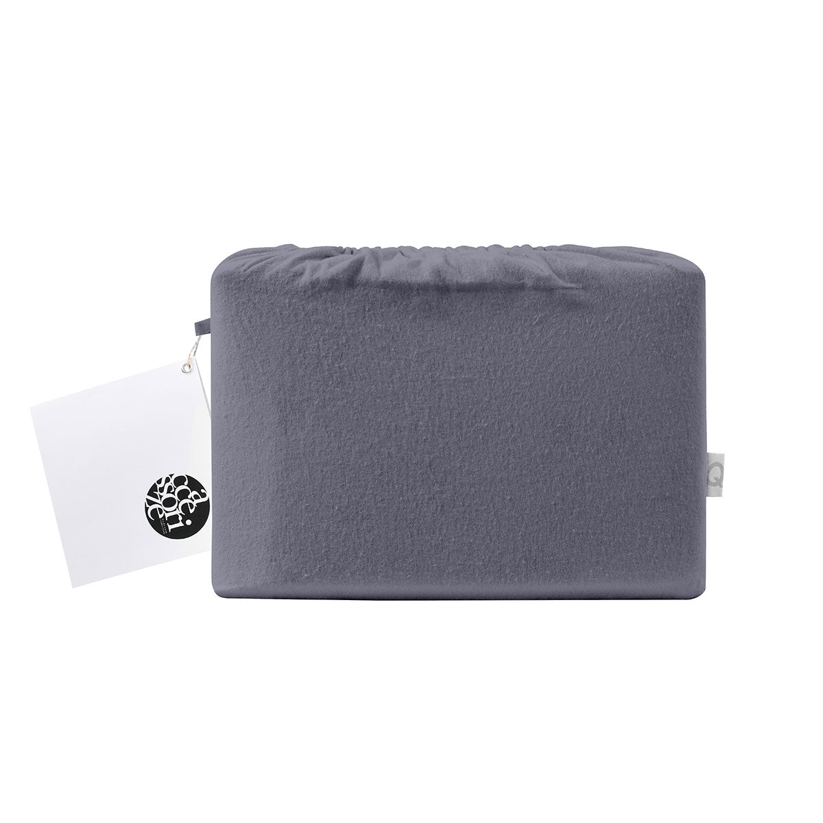 Accessorize Cotton Flannelette Sheet Set in Grey, featuring soft and warm fabric, perfect for winter bedding.