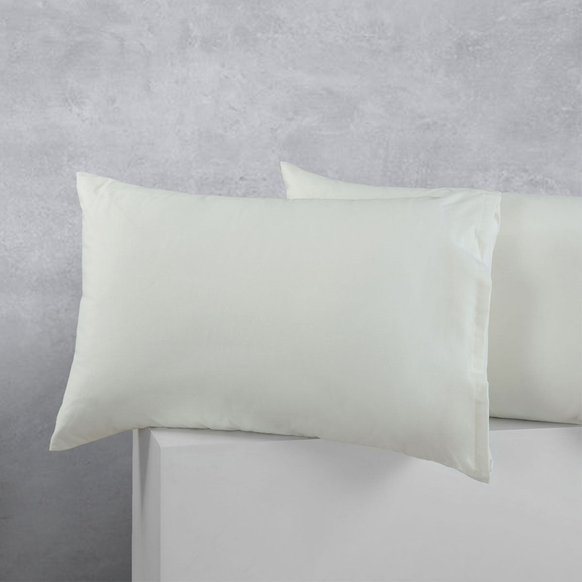 Accessorize Pair of Cotton Polyester Standard Pillowcases in Stone, featuring a soft neutral tone and minimalist design.