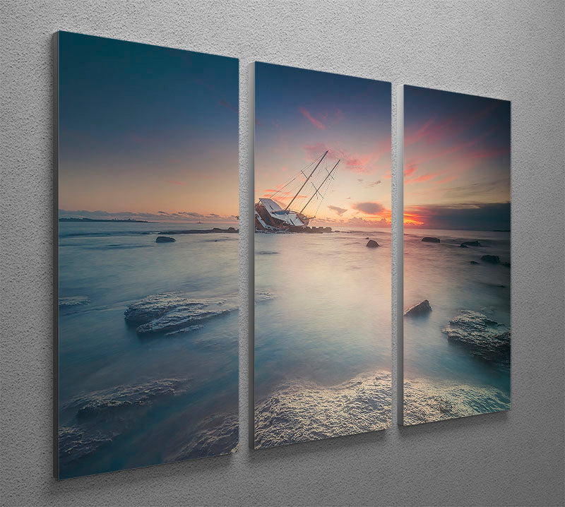 Adrift 3 Split Panel Canvas Print featuring a captivating design, perfect for home or office decor.