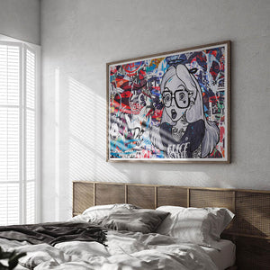 Alice 3-panel canvas art set featuring modern and abstract designs, perfect for enhancing home decor.