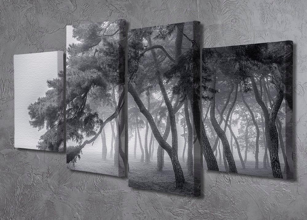 Always 4 Split Panel Canvas artwork featuring four equal sections, creating a cohesive and dynamic design for wall decoration.