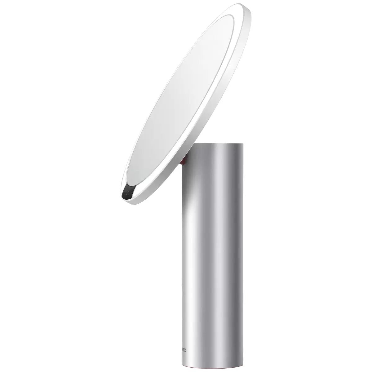 Amiro 8-inch HD Sensor OnOff LED Cordless O-Series II Mirror with touch control and suction cup base, showcasing its sleek design and bright illumination.