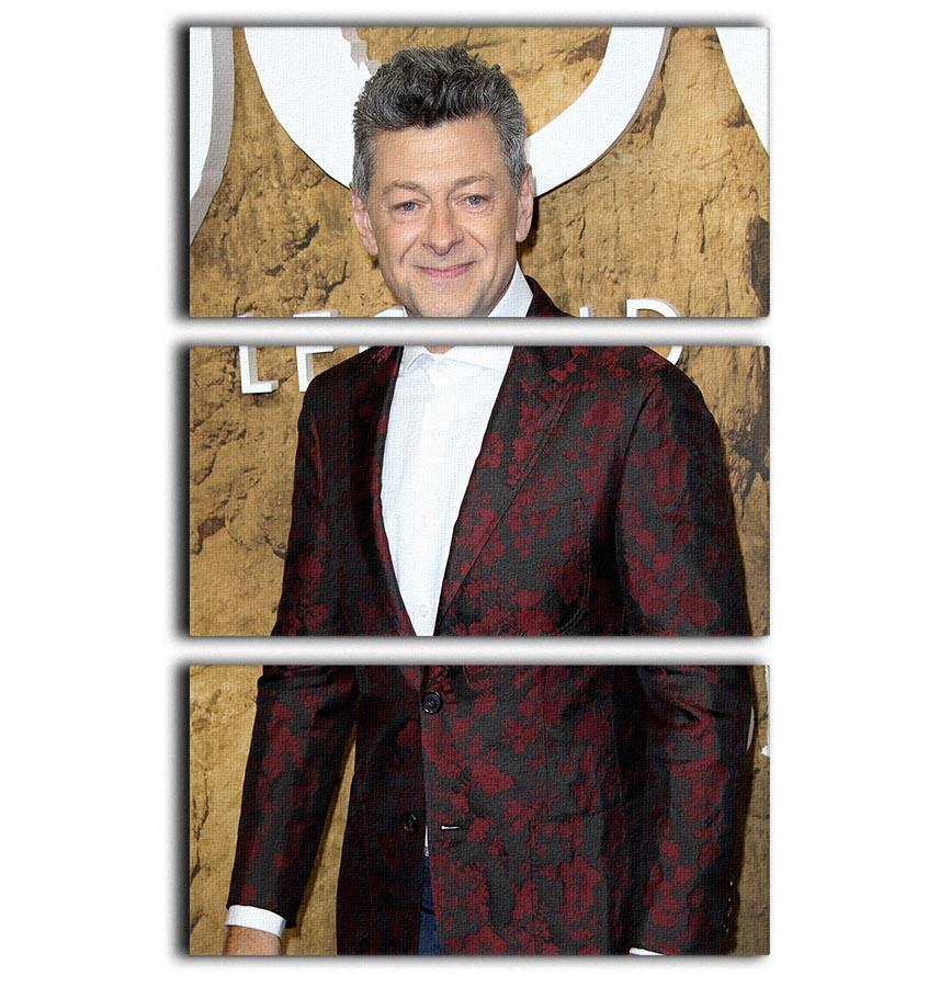 Andy Serkis 3 Split Panel Canvas Print featuring three high-quality canvases with captivating design, perfect for home decor.