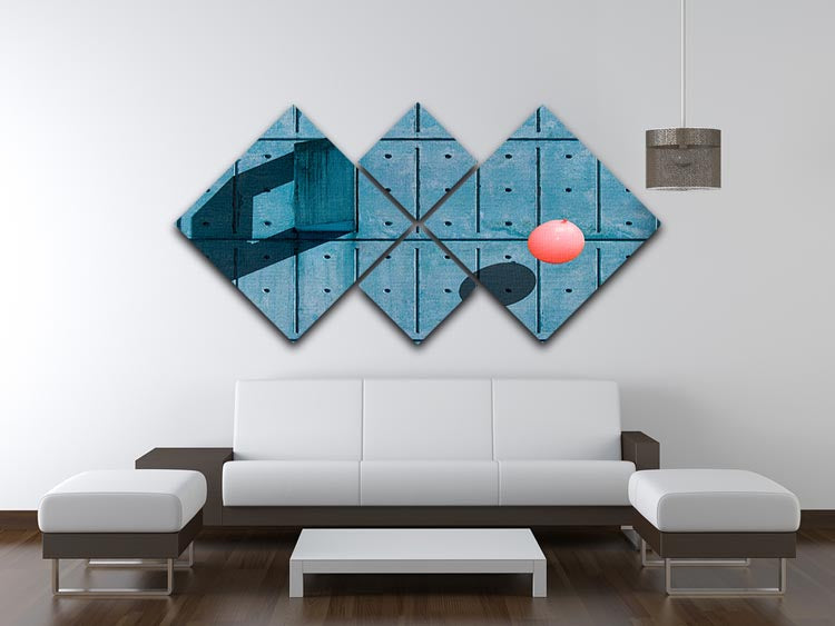 Another Balloon 4 Square Multi Panel Canvas featuring vibrant colors and a harmonious design, perfect for home or office decor.