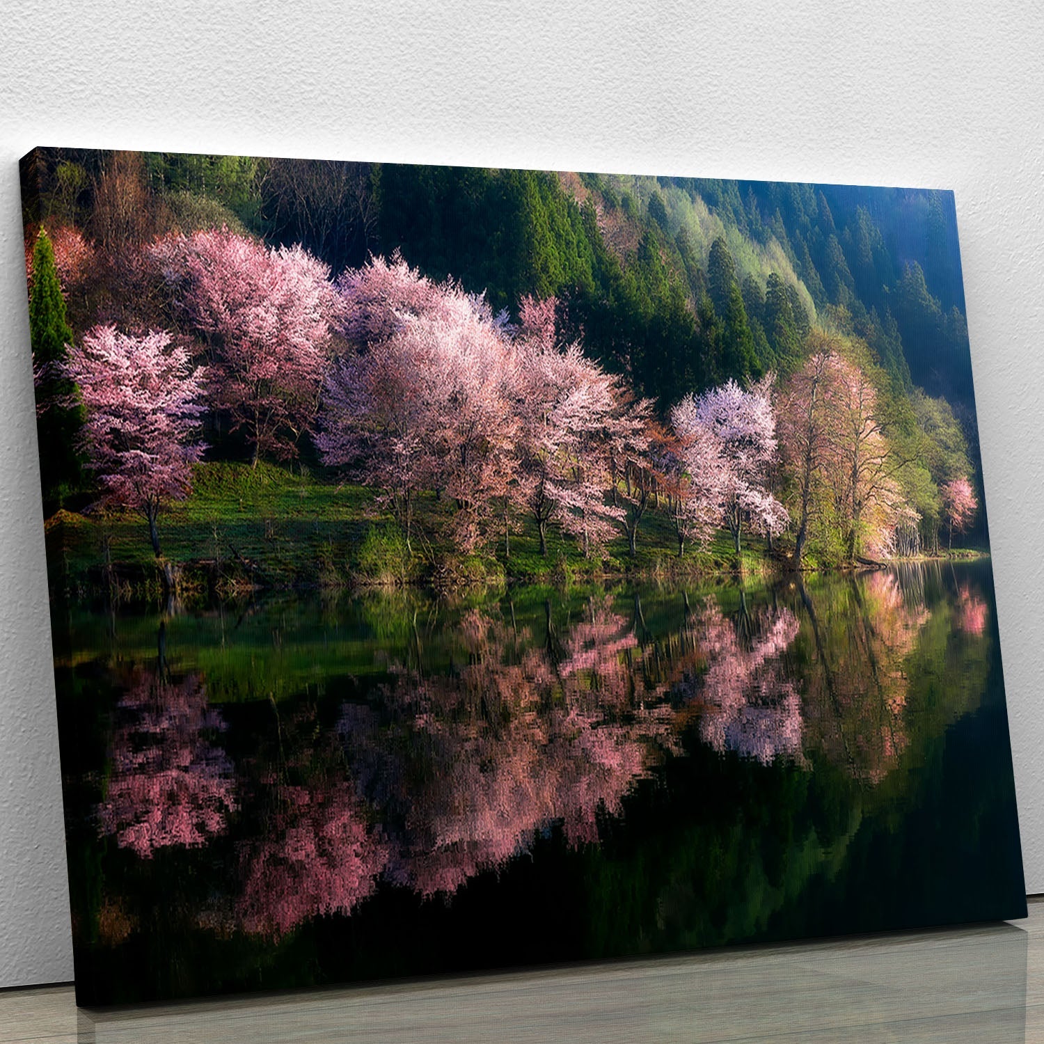 Another World Canvas Print featuring vibrant colors and abstract designs, perfect for home or office decor.