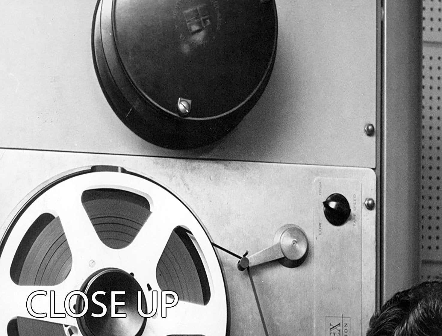 A stunning 3-panel canvas print featuring Anthony Newley in a recording studio, showcasing vibrant colors and artistic design.