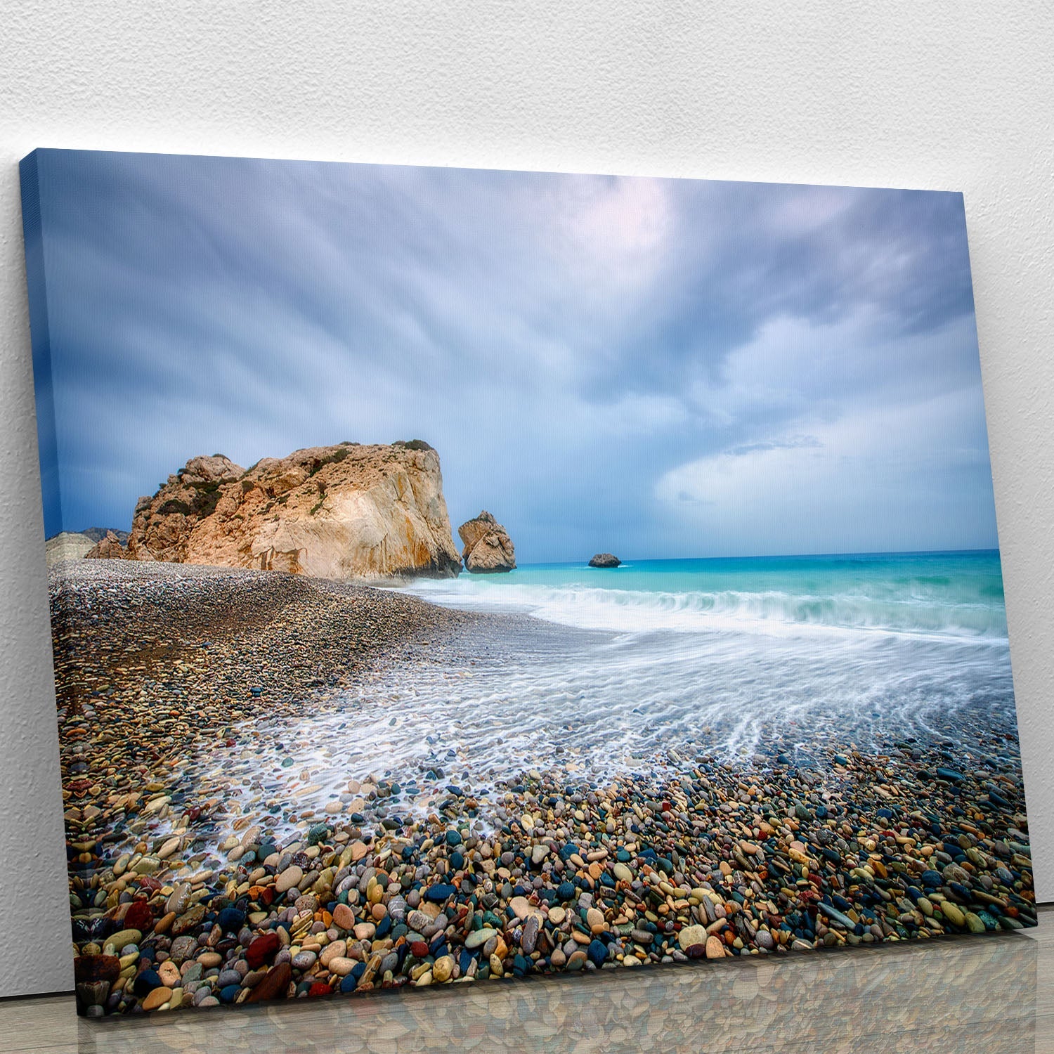 A beautiful canvas print or poster of Aphrodite's Birth Place, showcasing vibrant colors and intricate details, perfect for home decor.