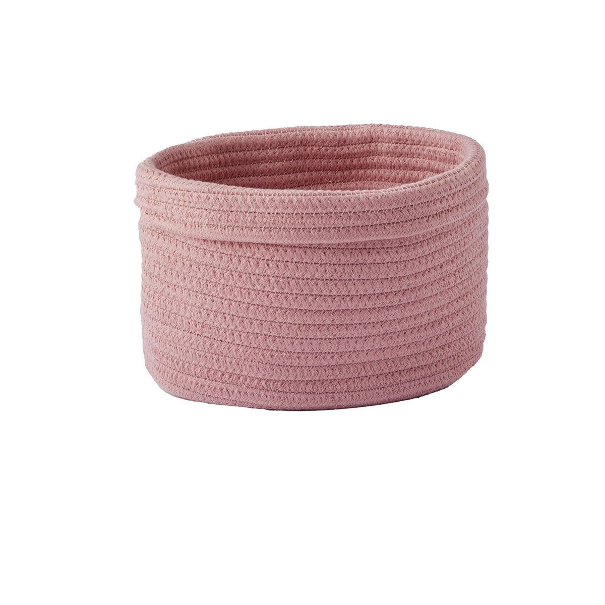 Aquanova RENA Sedum Storage Basket Small in soft color hue with textured design, perfect for bathroom storage.