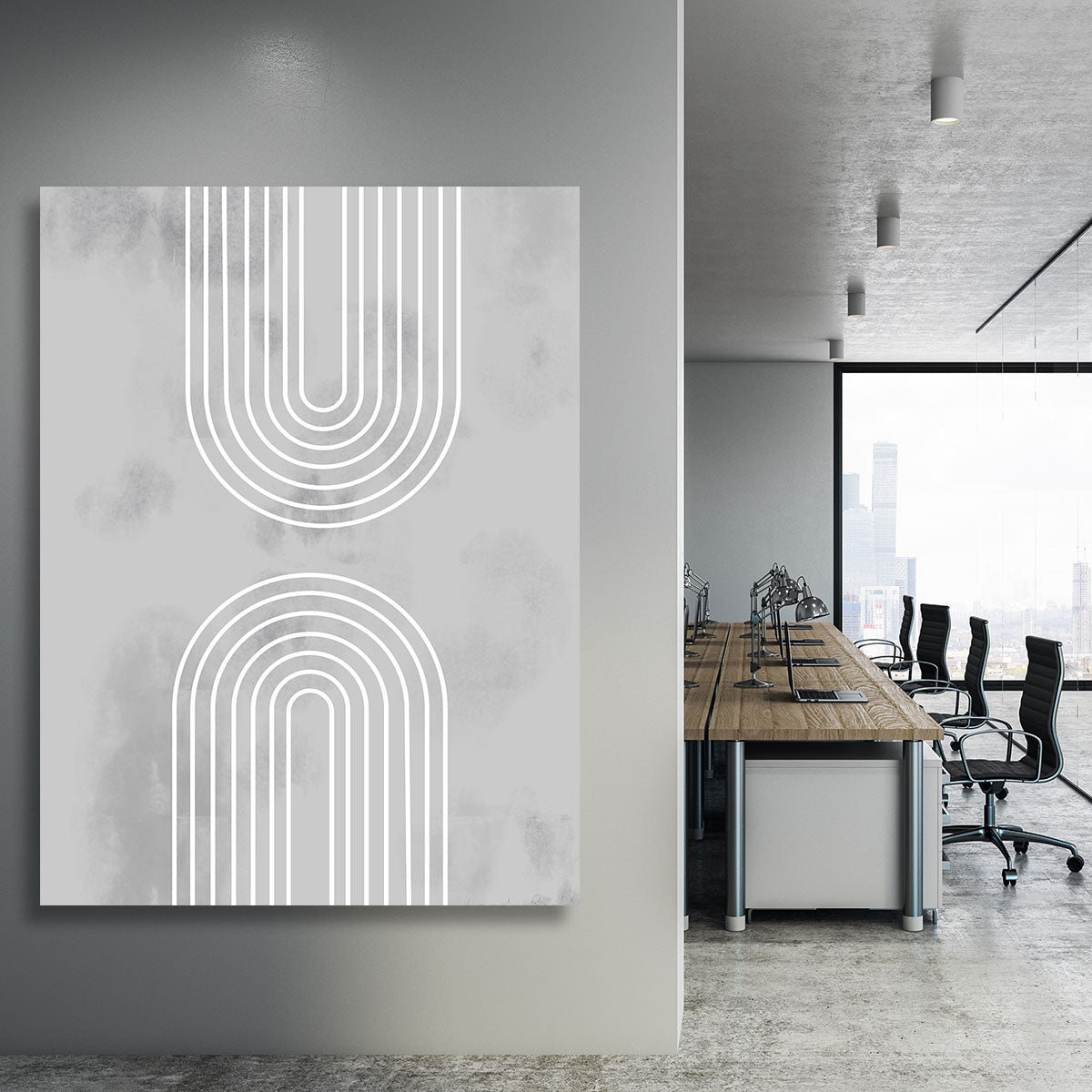 A beautiful canvas print featuring ice formations, showcasing intricate details and vibrant colors, perfect for modern home decor.