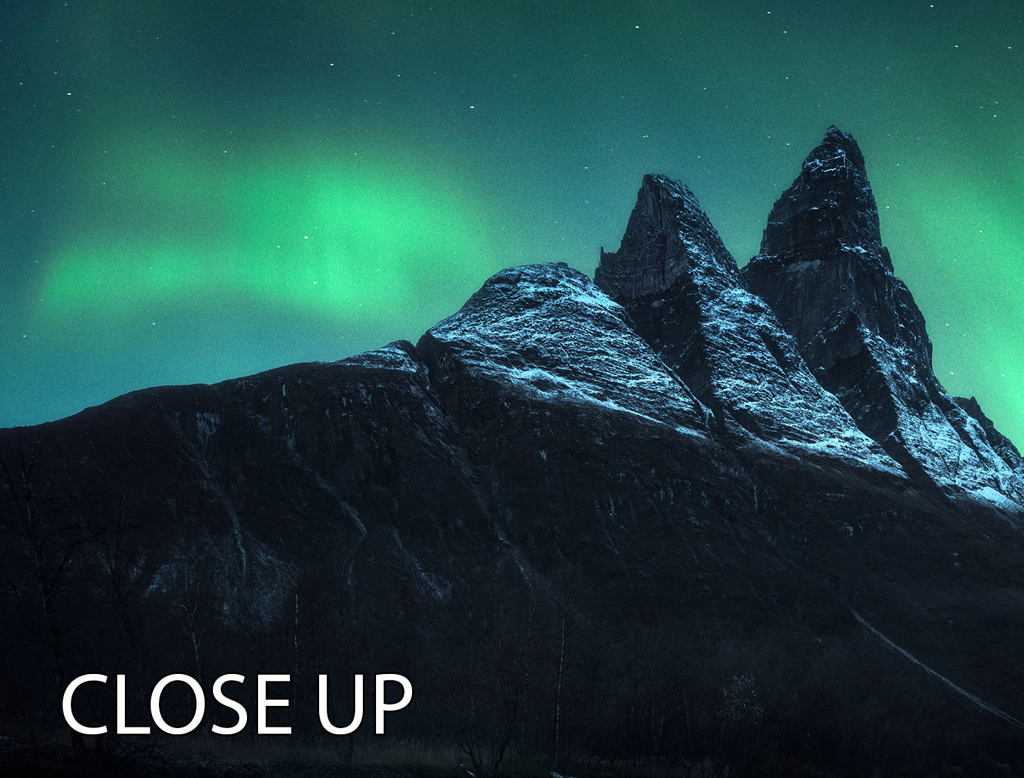 Arctic Night 3 Split Panel Canvas Print showcasing a stunning landscape with vibrant colors and intricate details, perfect for home decor.