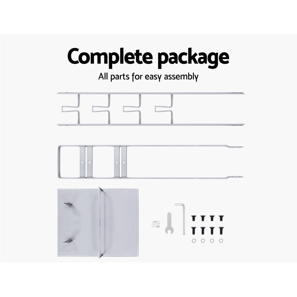 Artiss Freestanding Vacuum Stand Rack designed for Dyson V6 and V7, featuring a sturdy cast iron construction and compact design.