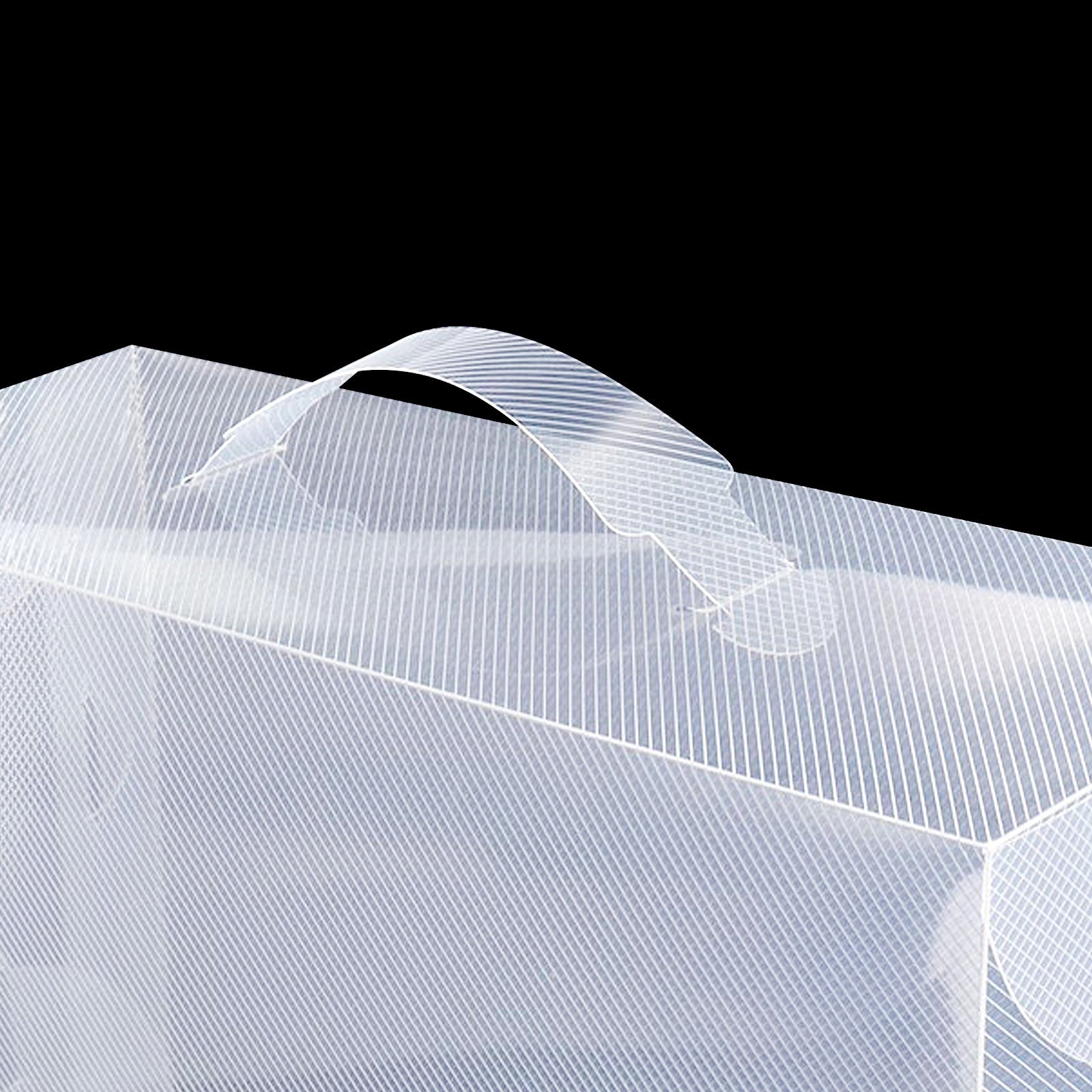 Artiss Set of 40 Clear Shoe Boxes, transparent and foldable, ideal for organized shoe storage.