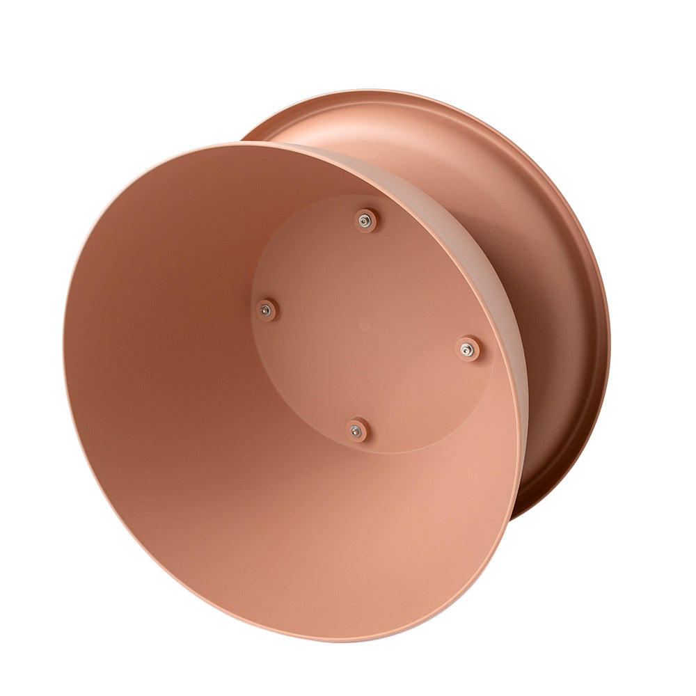 ArtissIn Coffee Table in pink color, featuring a round smooth surface and sturdy pedestal base, perfect for indoor and outdoor use.