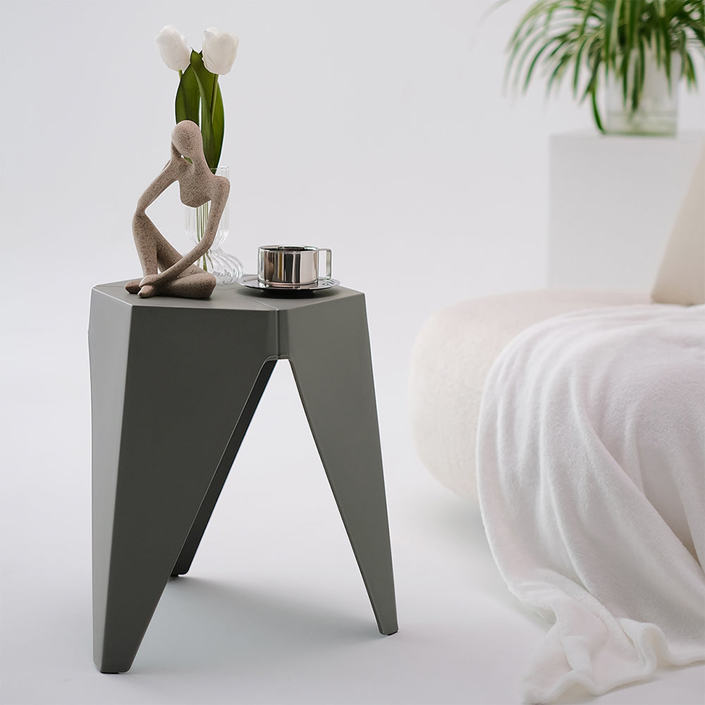 ArtissIn Set of 2 Puzzle Stools in vibrant colors, showcasing their unique design and sturdy construction.