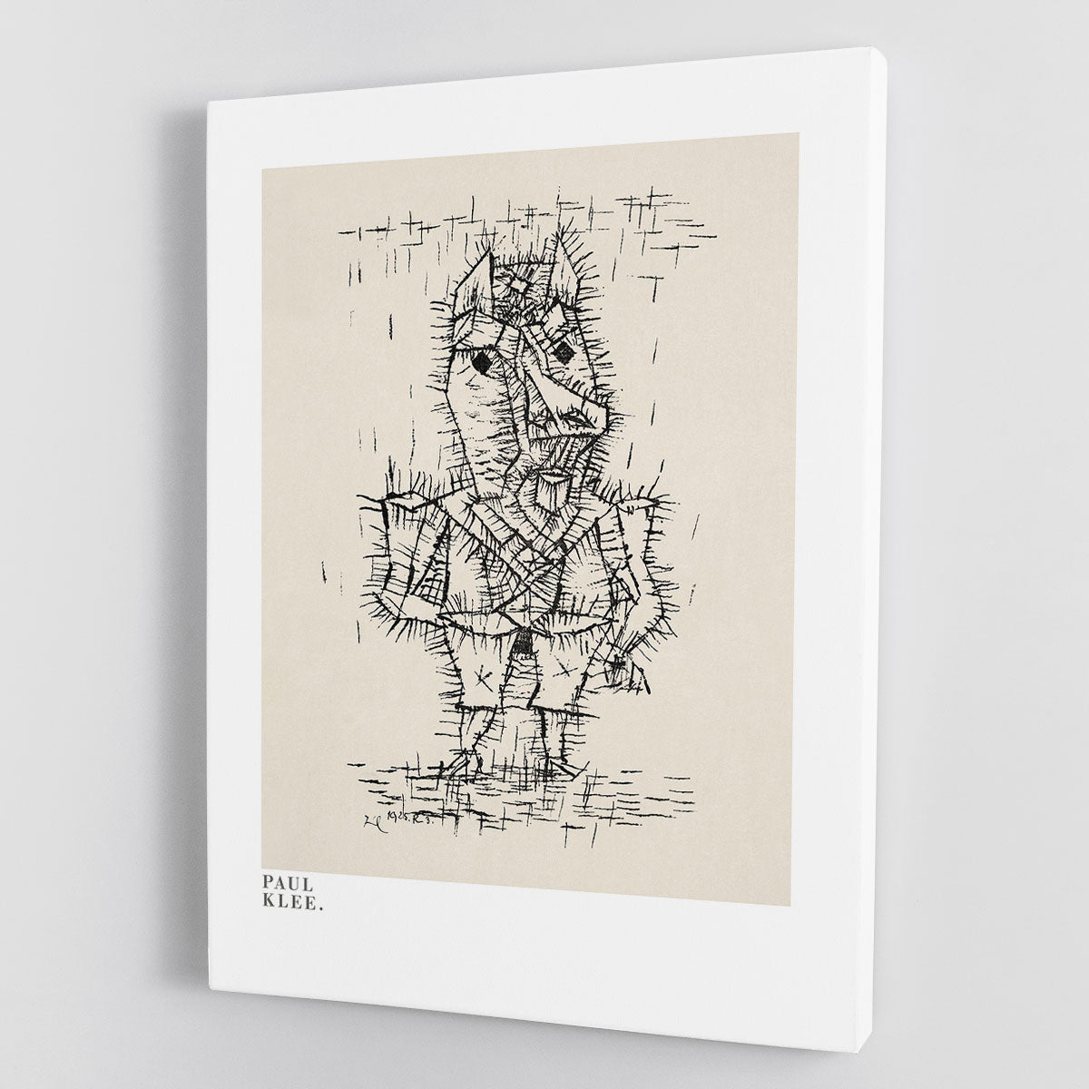 Ass Esel 1925 No.2 Canvas Print showcasing vibrant colors and intricate details, perfect for home or office decor.