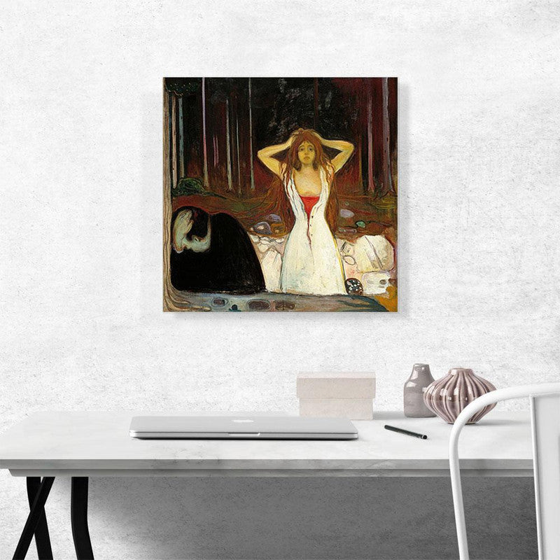 Ashes 1894 canvas art featuring elegant design and vibrant colors, perfect for home or office decor.