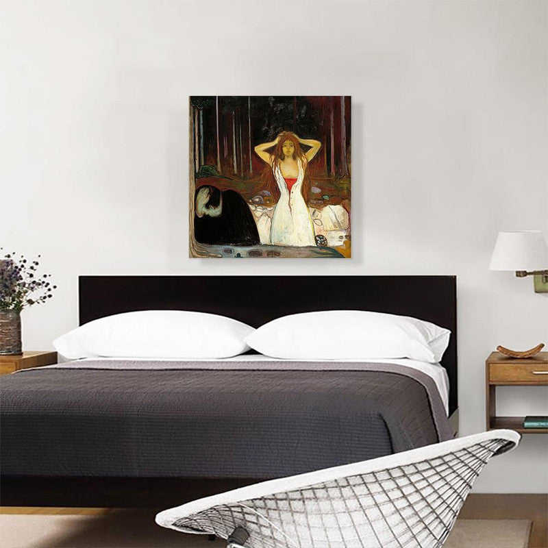 Ashes 1894 canvas art featuring elegant design and vibrant colors, perfect for home or office decor.