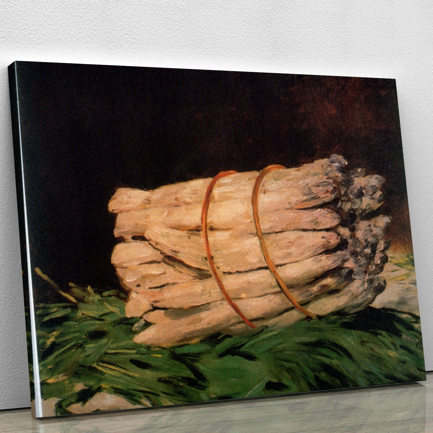 Asperagus by Manet canvas print showcasing vibrant colors and intricate details, perfect for modern decor.