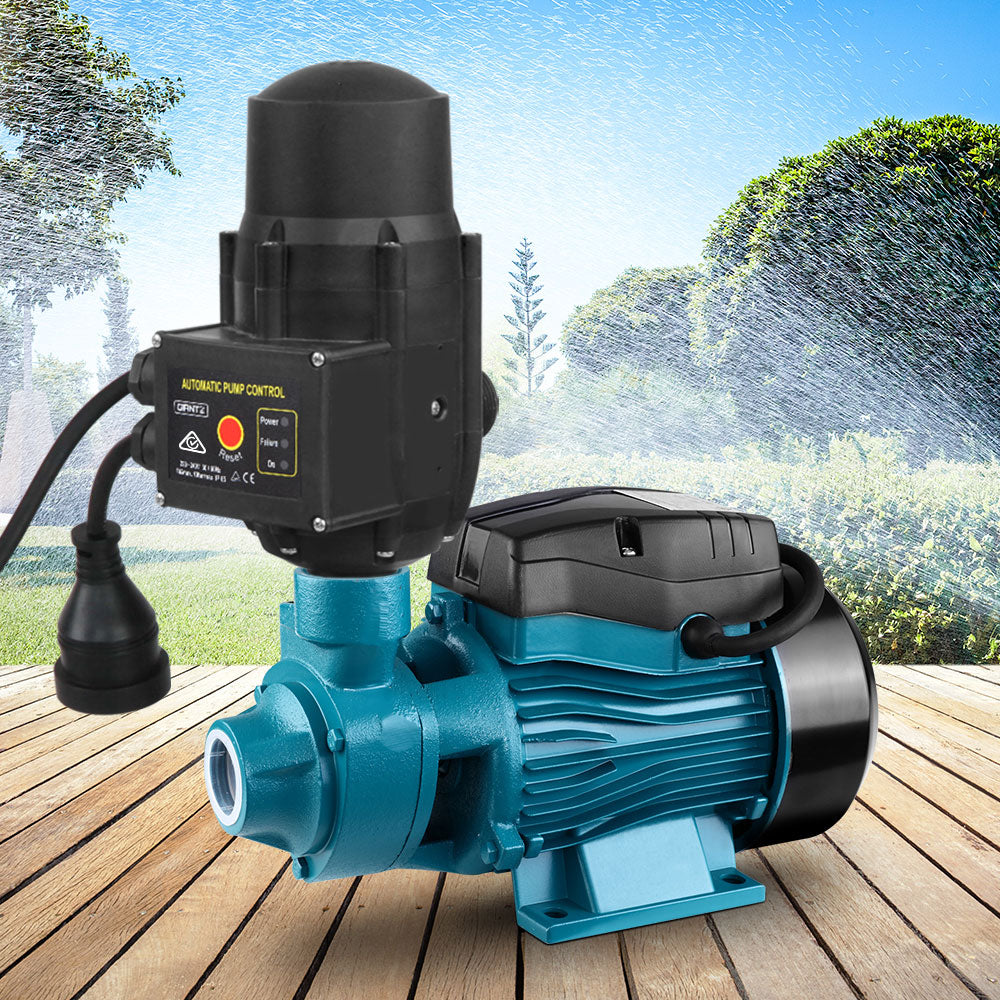 Auto Peripheral Water Pump with copper motor and brass impeller, designed for garden and farm use.