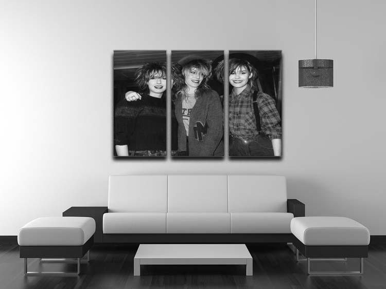 Bananarama 3 Split Panel Canvas Print featuring vibrant colors and modern design, perfect for enhancing any living space.