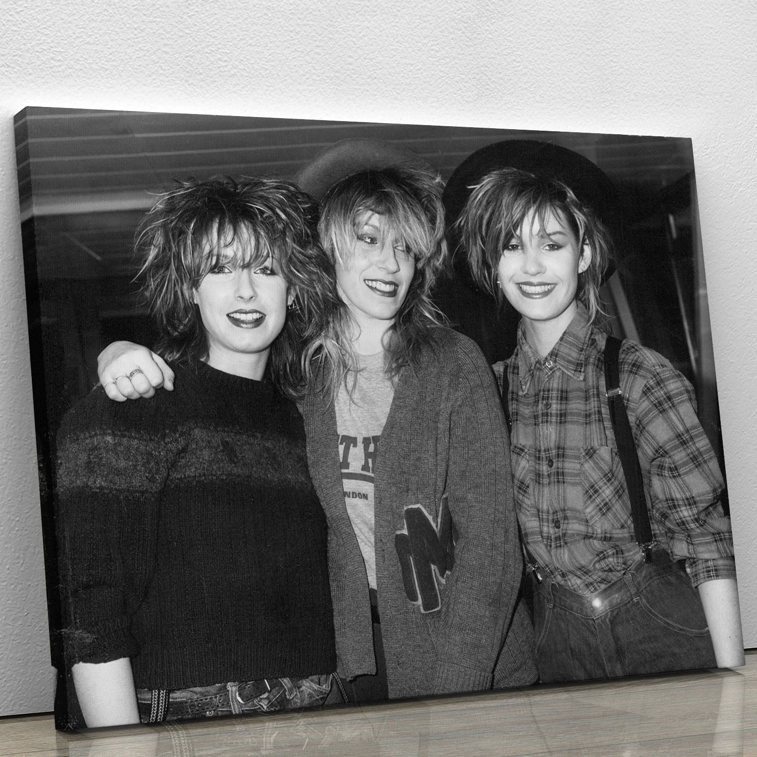 Bananarama canvas print featuring vibrant colors and unique design, perfect for home or office decor.