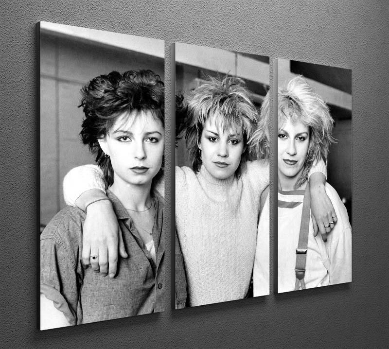 Bananarama 3 Split Panel Canvas Print showcasing vibrant colors and modern design, perfect for enhancing any room's decor.