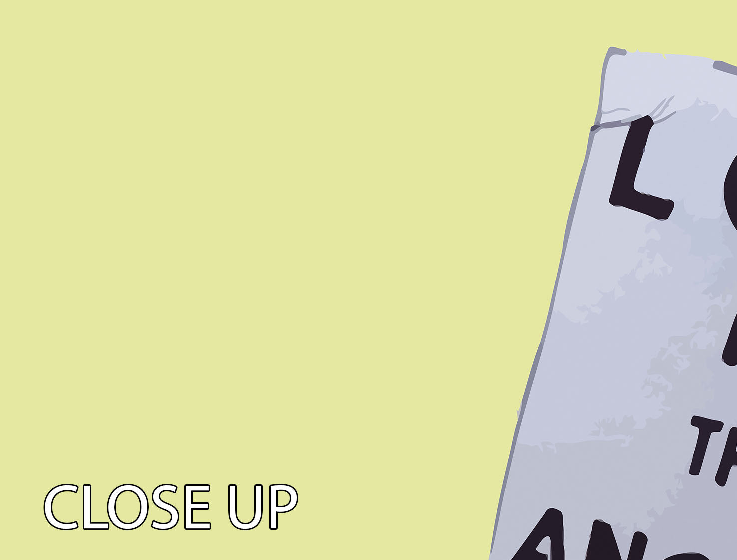 Banksy Love Is The Answer Yellow 3 Split Panel Canvas Print showcasing vibrant yellow colors and modern art design.