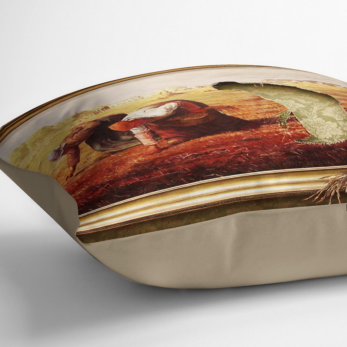 Banksy Time Out Cushion featuring vibrant abstract designs on luxurious vegan faux suede, perfect for home decor.