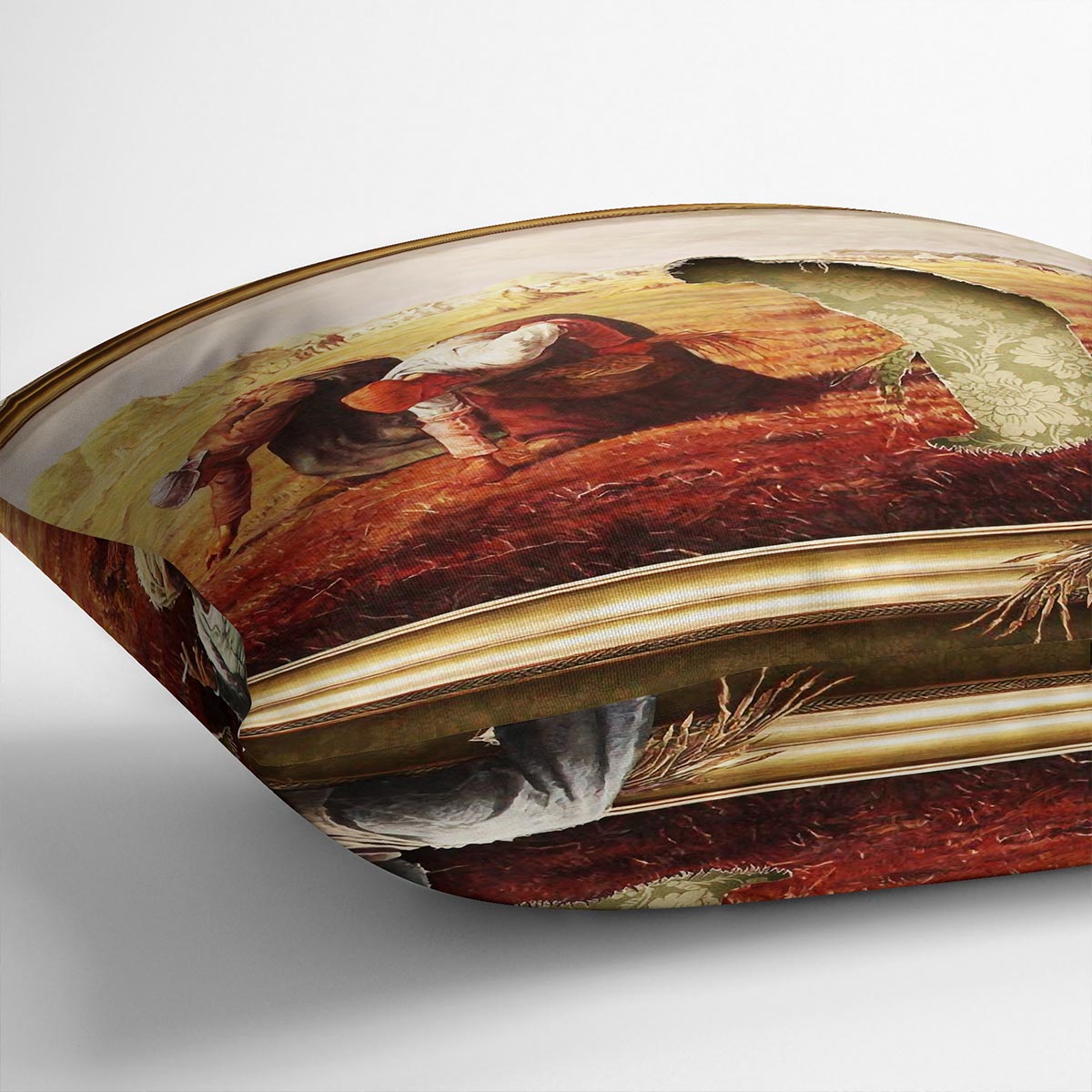 Banksy Time Out Cushion featuring vibrant abstract designs on luxurious vegan faux suede, perfect for home decor.