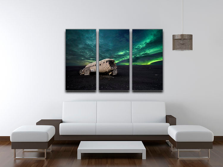 Beautiful Scrap 3 Split Panel Canvas Print featuring three cohesive panels with elegant designs, perfect for home decor.