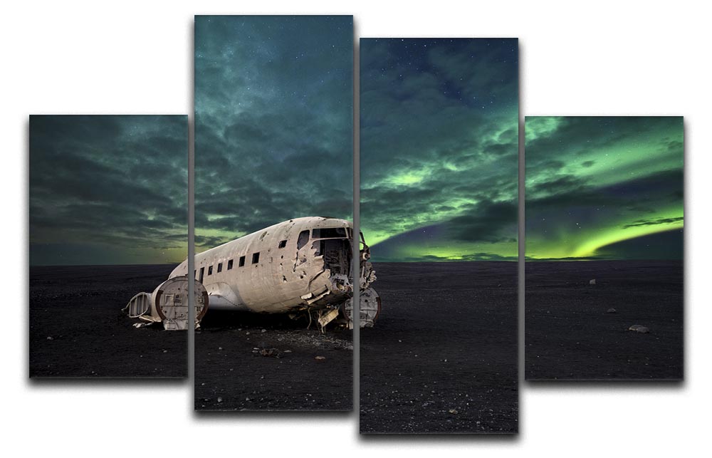 Beautiful Scrap 4 Split Panel Canvas artwork featuring four equal sections creating a cohesive and dynamic design.