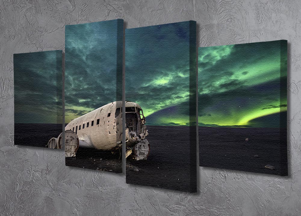 Beautiful Scrap 4 Split Panel Canvas artwork featuring four equal sections creating a cohesive and dynamic design.