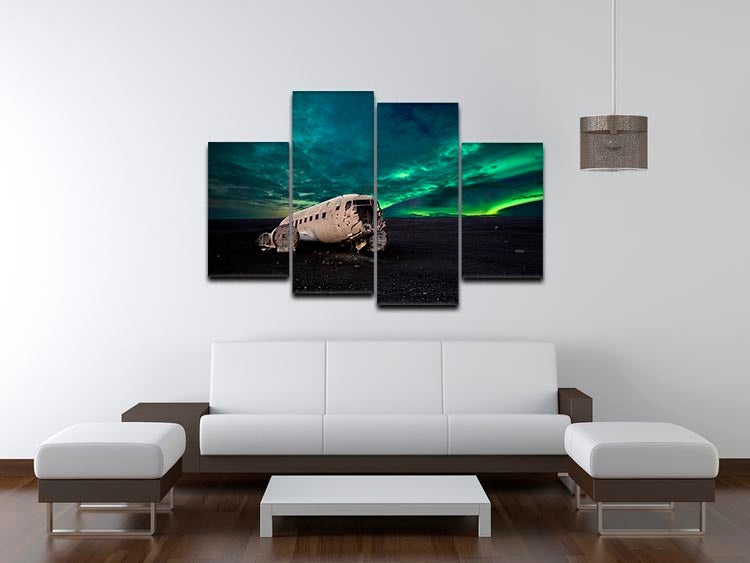 Beautiful Scrap 4 Split Panel Canvas artwork featuring four equal sections creating a cohesive and dynamic design.
