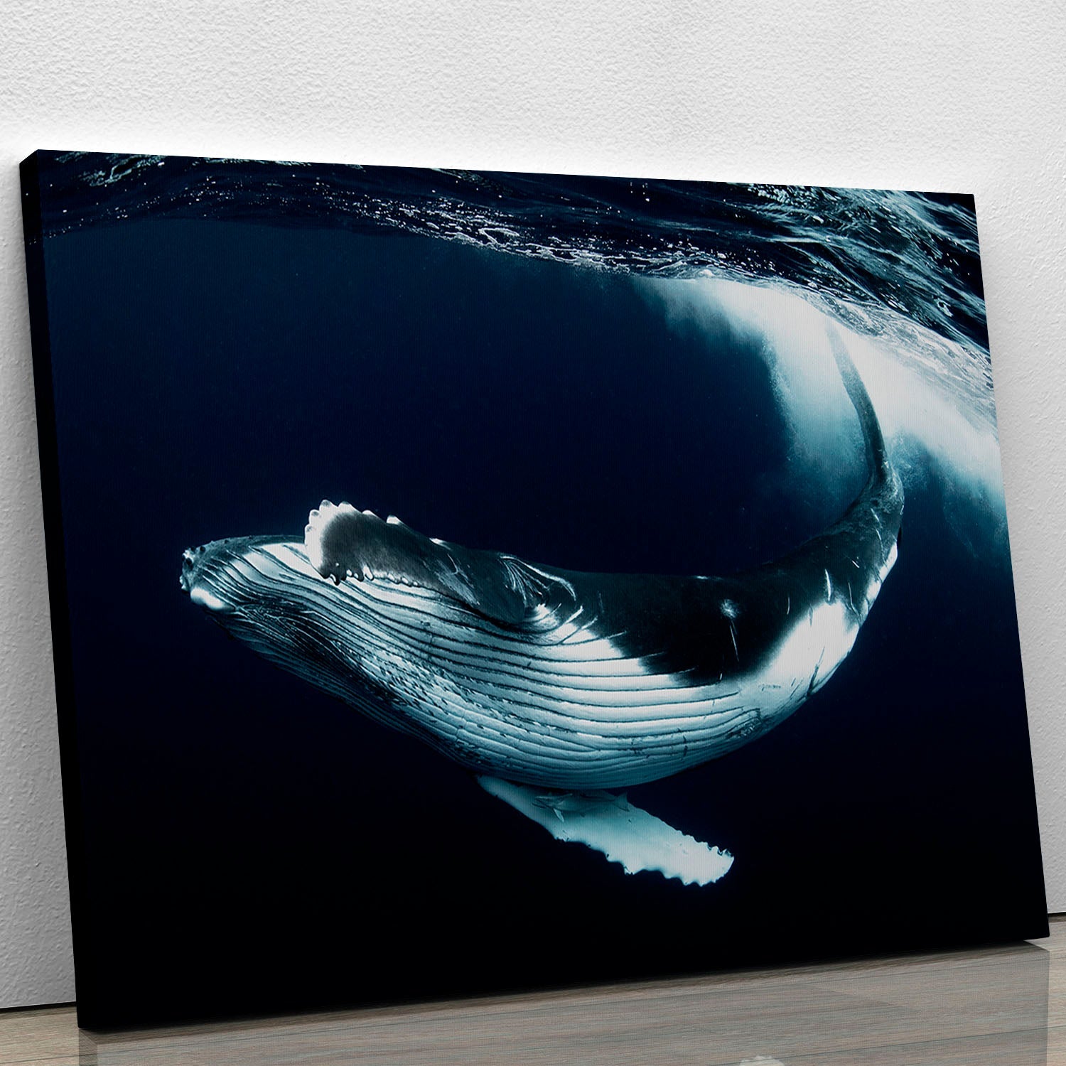 A beautiful canvas print featuring modern art with vibrant colors, perfect for home or office decor.