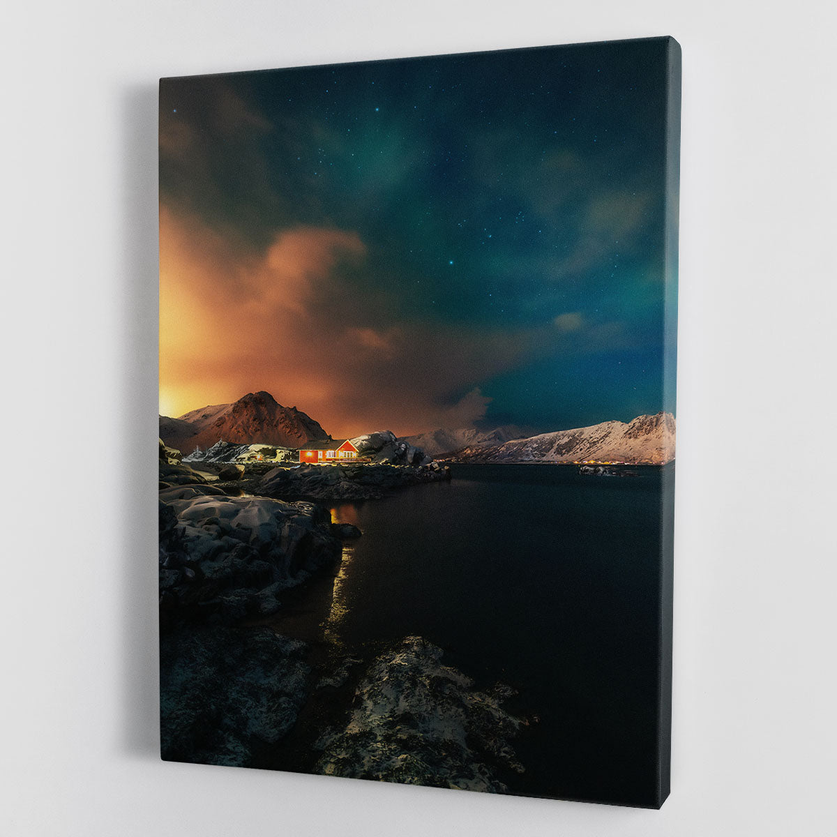 A beautiful canvas print or poster titled 'Between Two Worlds', showcasing stunning artwork that enhances any living space.