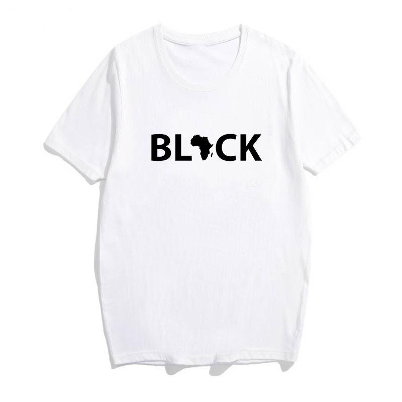 Black Lives Matter cotton t-shirt for men featuring a bold print and crew neck design, perfect for casual wear.