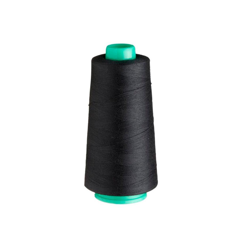 Black Birch Overlocking Thread 2000m cone spool, made from 100% polyester, ideal for domestic overlocking machines.