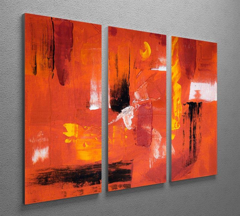 A stunning 3-panel canvas print featuring an abstract design in blue, green, and yellow, perfect for modern decor.