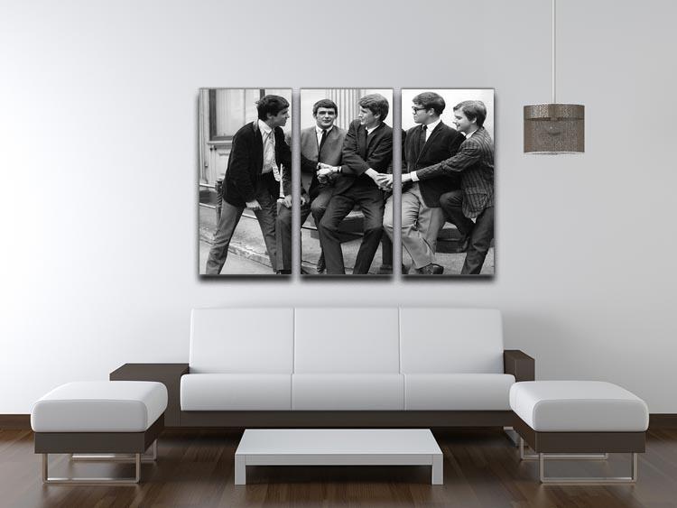 Bluesology 3-panel canvas print featuring Elton John, showcasing vibrant colors and artistic design.