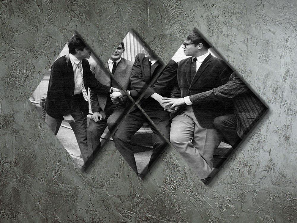 Bluesology including Elton John 4 Square Multi Panel Canvas featuring vibrant colors and iconic imagery of Elton John, arranged in four equal panels.