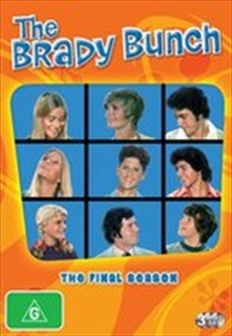 Brady Bunch The Final Season DVD cover featuring the iconic family portrait.