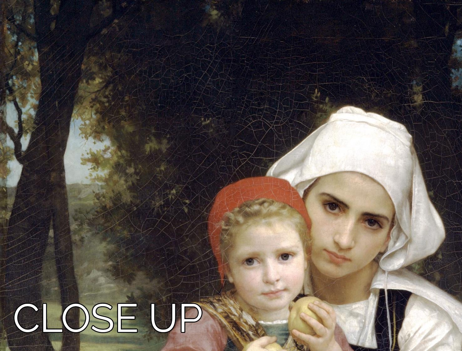 Breton Brother and Sister by Bouguereau 3-panel canvas print showcasing elegant artwork in a split design.