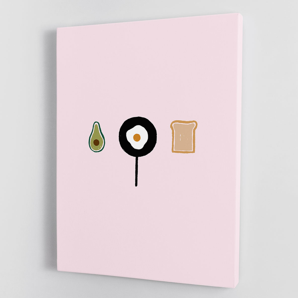 A vibrant Brunch Canvas Print showcasing modern art with colorful abstract designs, perfect for home decor.