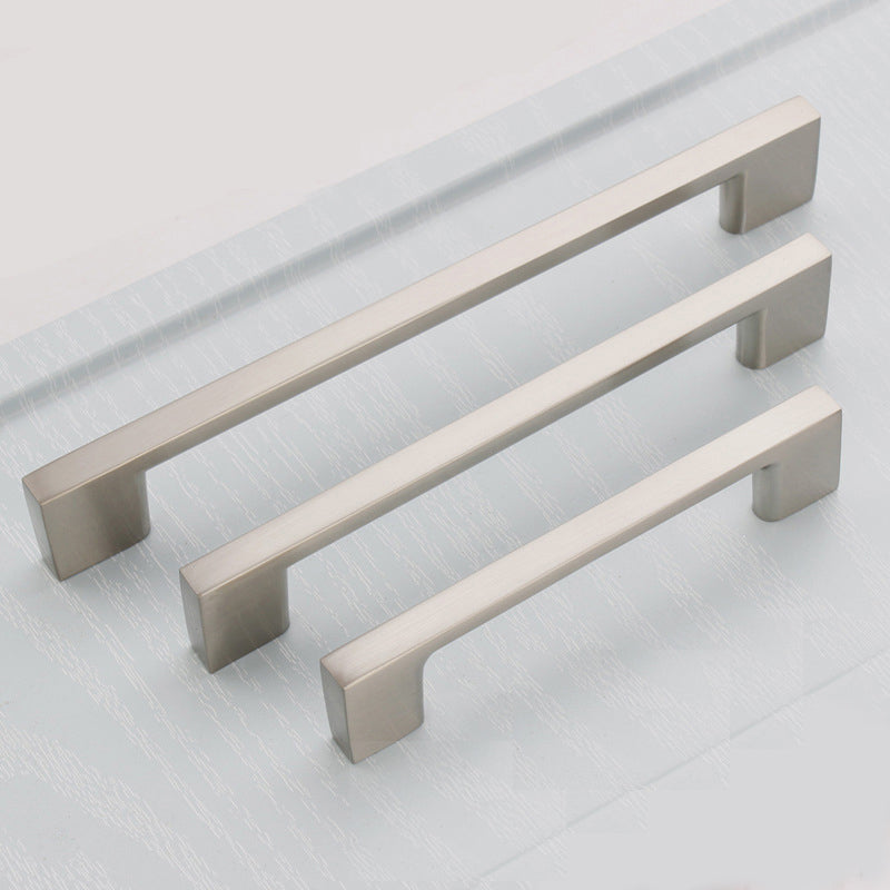 Brushed Nickel Kitchen Door Cabinet Drawer Handle Pulls 128MM showcasing modern design and stainless steel finish.