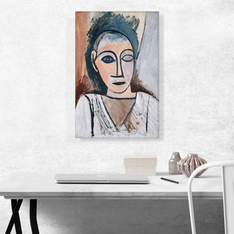 Busted D homme 1907 canvas artwork featuring modern art design with vibrant colors and intricate details, perfect for home decor.