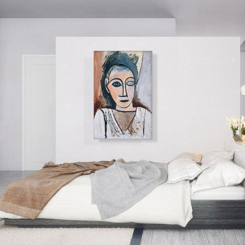 Busted D homme 1907 canvas artwork featuring modern art design with vibrant colors and intricate details, perfect for home decor.