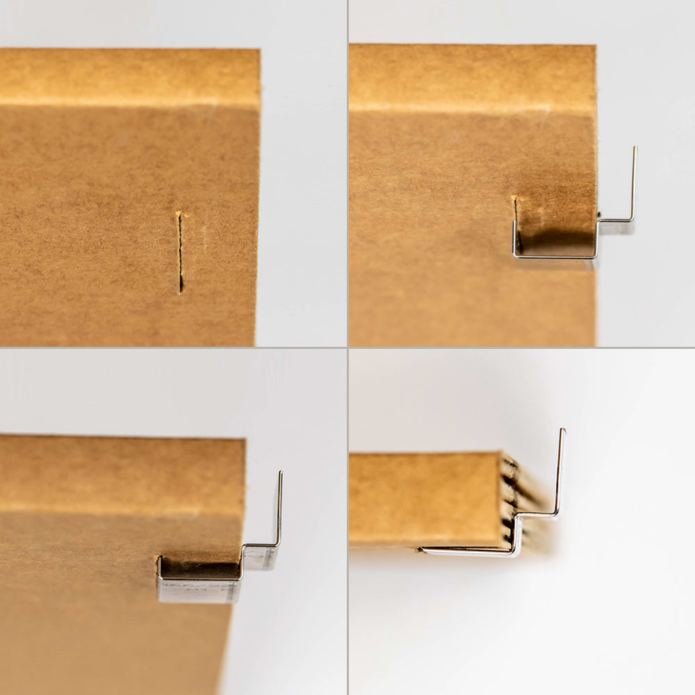 Cardboard supplementary shelves designed for NEW WORLD bookcases, featuring clips for fastening and customizable dimensions.