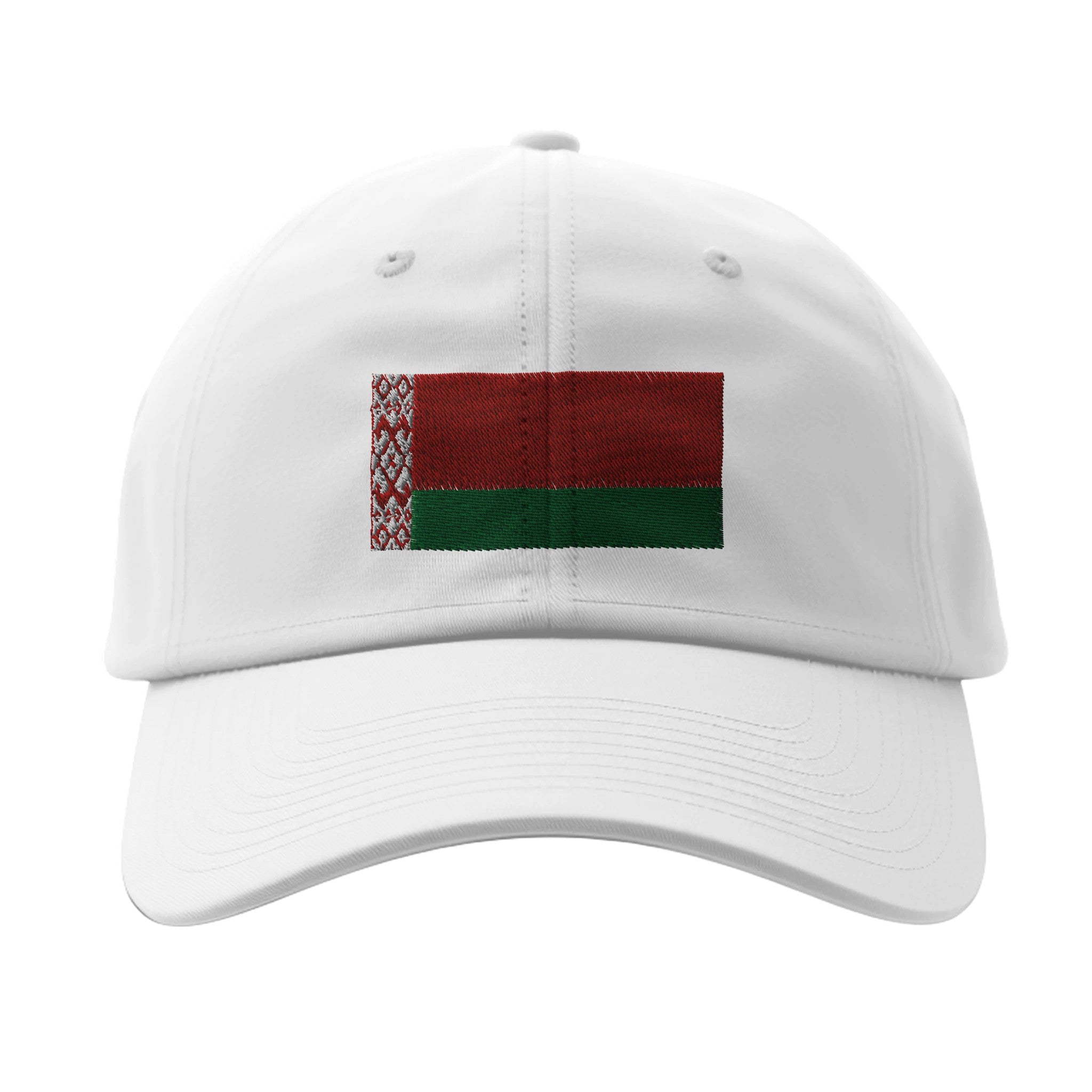 Casquette Drapeau de la Biélorussie featuring a structured design and curved visor.